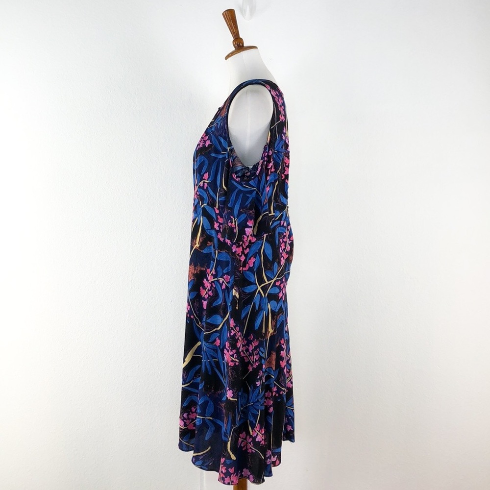 Maeve By Anthropologie Navy Floral Print Dress - Picture 4 of 8